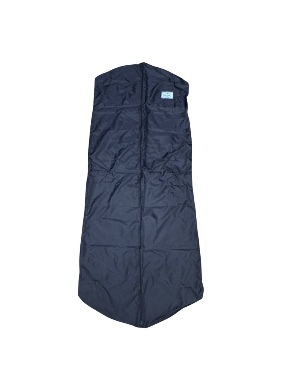 Prada Navy Blue Garment Bag Storage Travel Authentic Zipper Hooded 19"x29.5x18.5